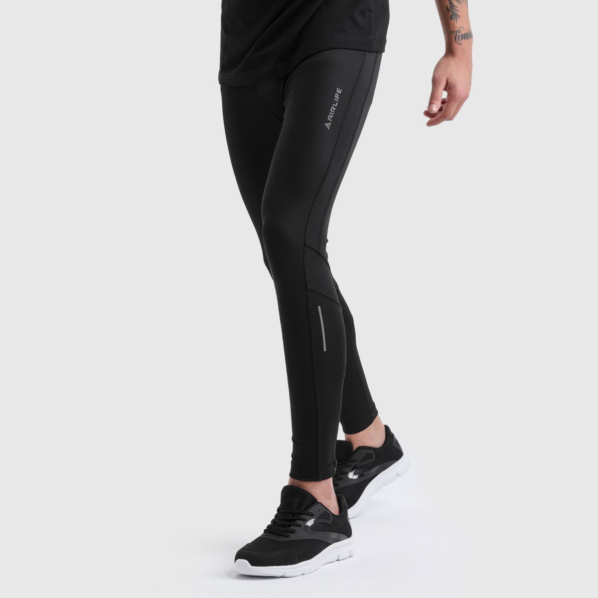 22012 - Black - Men's Sport Leggings